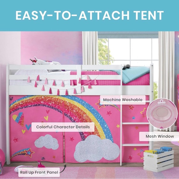 COPY - Brand New Jojo Siwa Loft Bed Tent - Picture 3 of 7